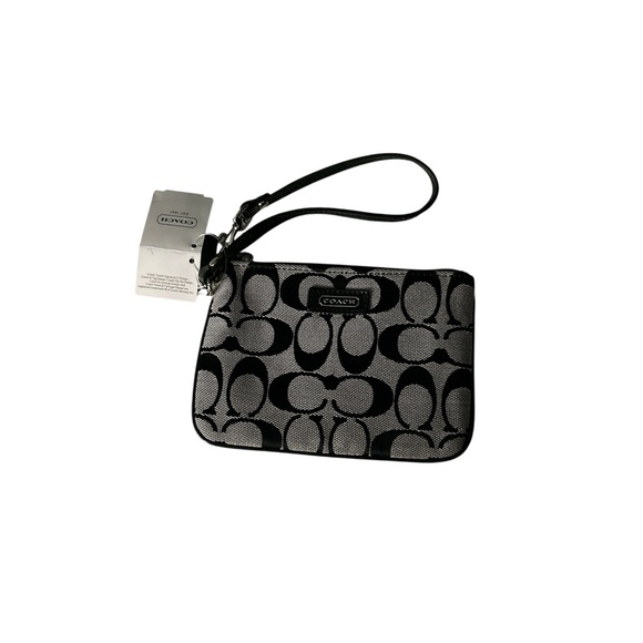 Coach Handbags - Coach Monochrome Signature Wristlet